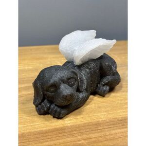 Custom resin angel puppy dog/in memory of puppy dog gift